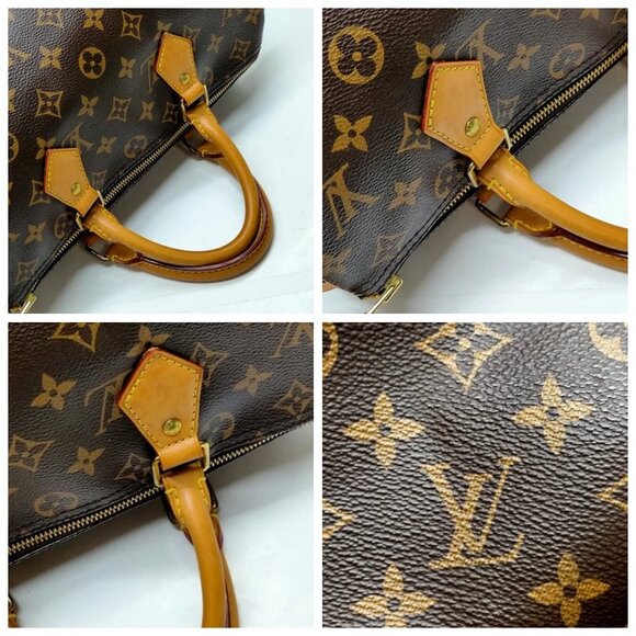 Louis Vuitton LV Hand Bag Speedy 30 Brown Monogram 800-082125 - Picture 7 of 13